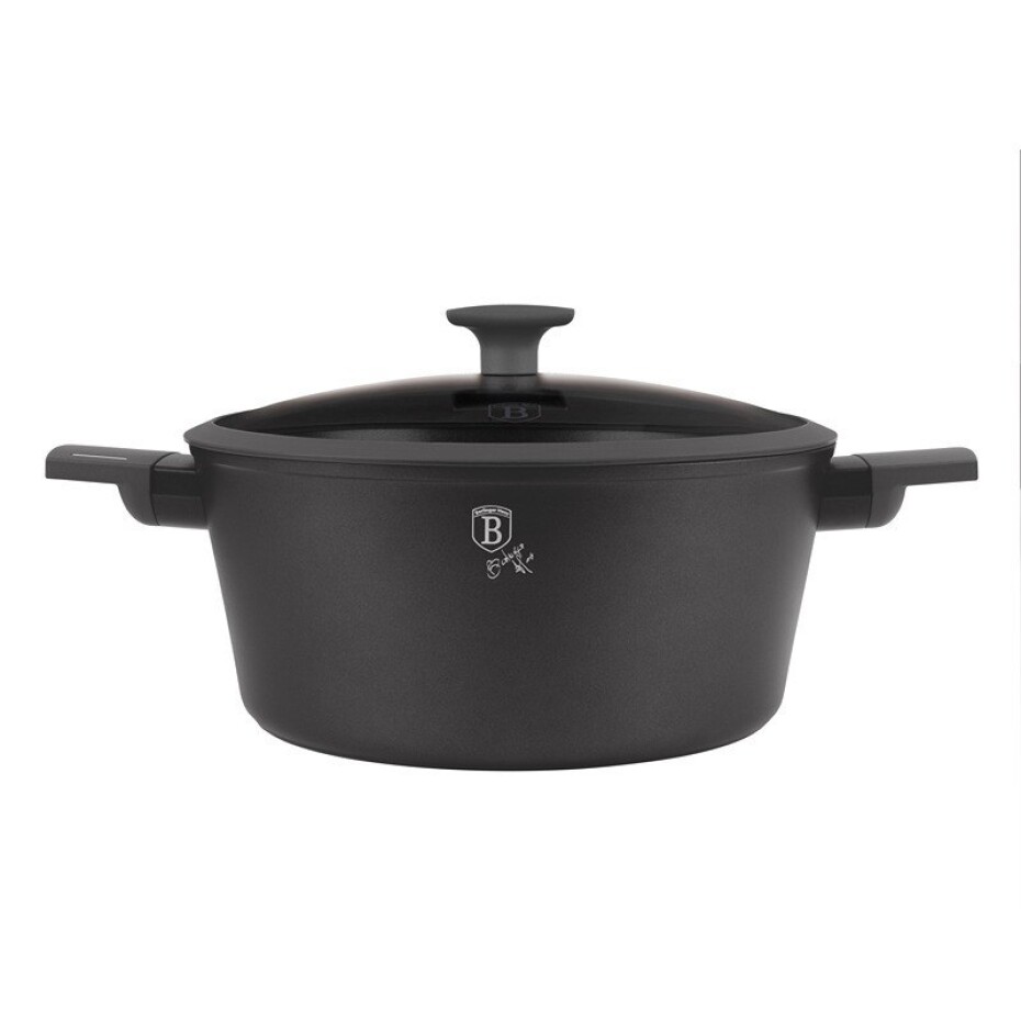 BERLINGERHAUS Kastrol s titanovým povrchem a poklicí 28 cm Antracit Collection BH-8132 - main (5)