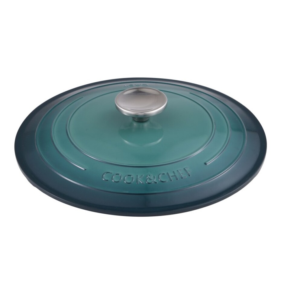 BERGNER Kastrol s keramickým povrchem a poklicí 28 cm Excalibur BG-36102-GR - main (1)