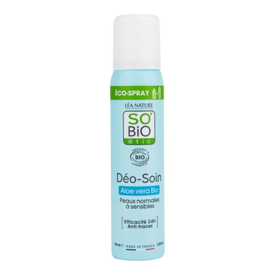 SO’BiO étic Deodorant přírodní ECO SPRAY 24h aloe vera BIO 100 ml - main (0)