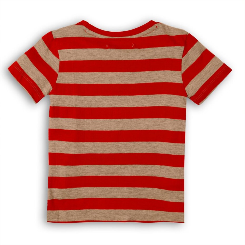 Tričko chlapecké s krátkým rukávem, Minoti, 1STRIPE 1, červená - 74/80 | 9-12m - main (1)