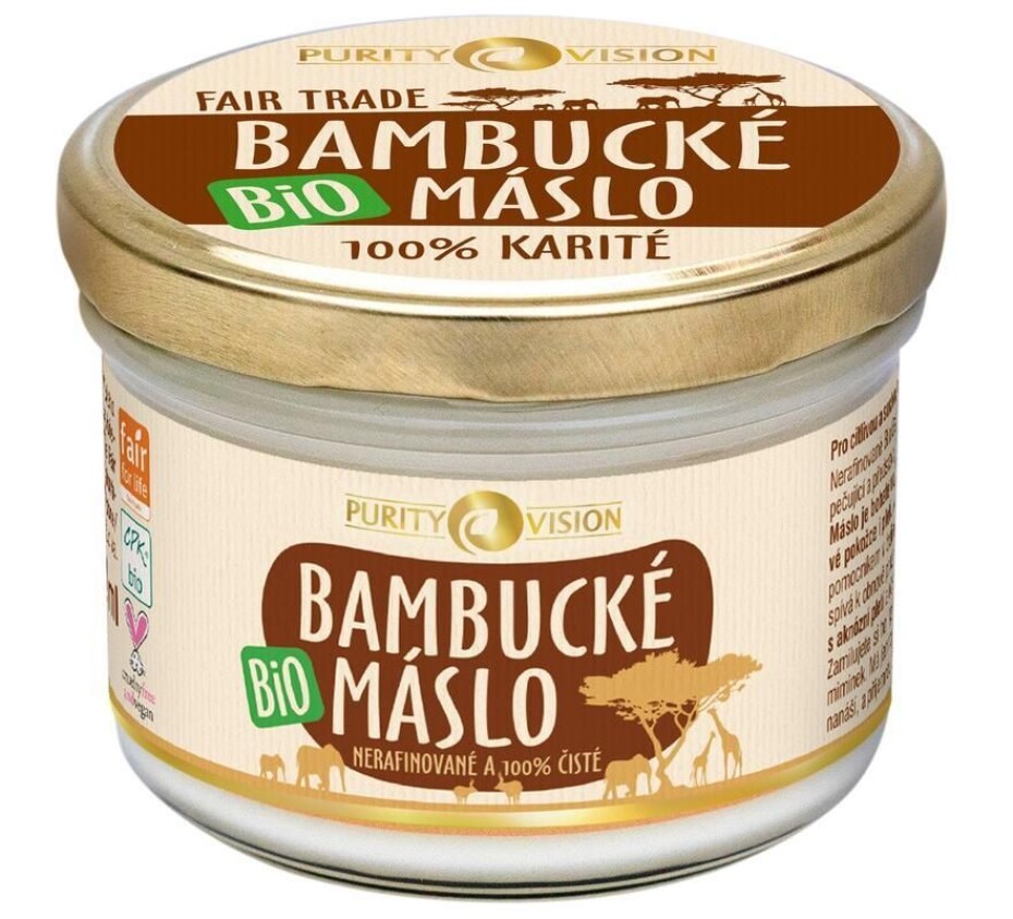 Bambucké máslo BIO Fair Trade Purity Vision - kosmetika 200ml - main (0)