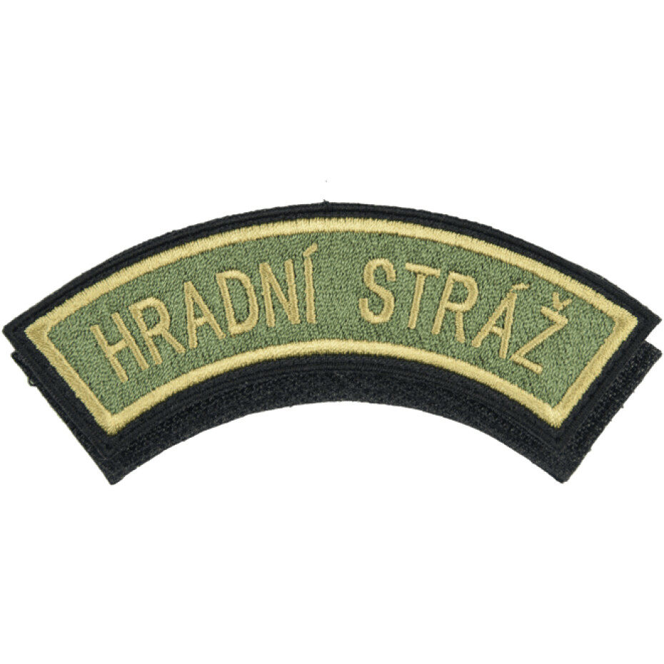 Nášivka: Hradní stráž - oblouček [ssz] olivová - main (0)