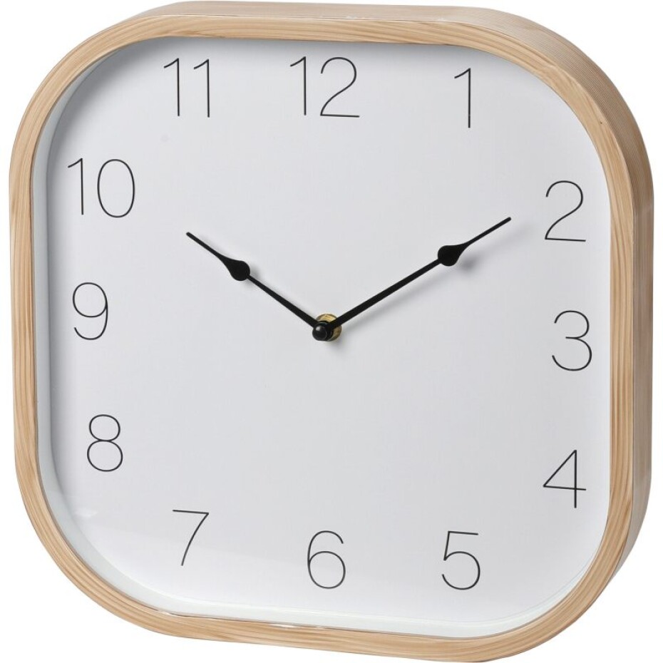 SEGNALE Hodiny nástěnné 30 cm dekor dřevo KO-NB1701020 - main (0)