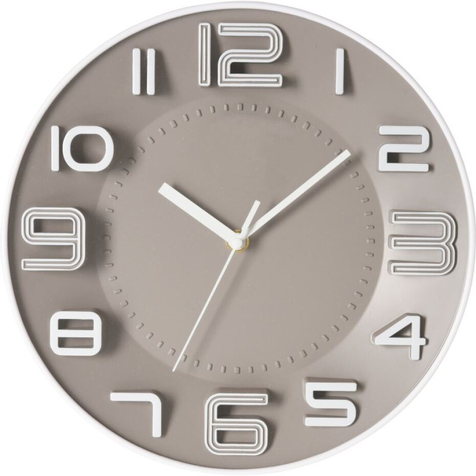 SEGNALE Hodiny nástěnné 28 cm bílá šedá KO-837000320seda - main (0)