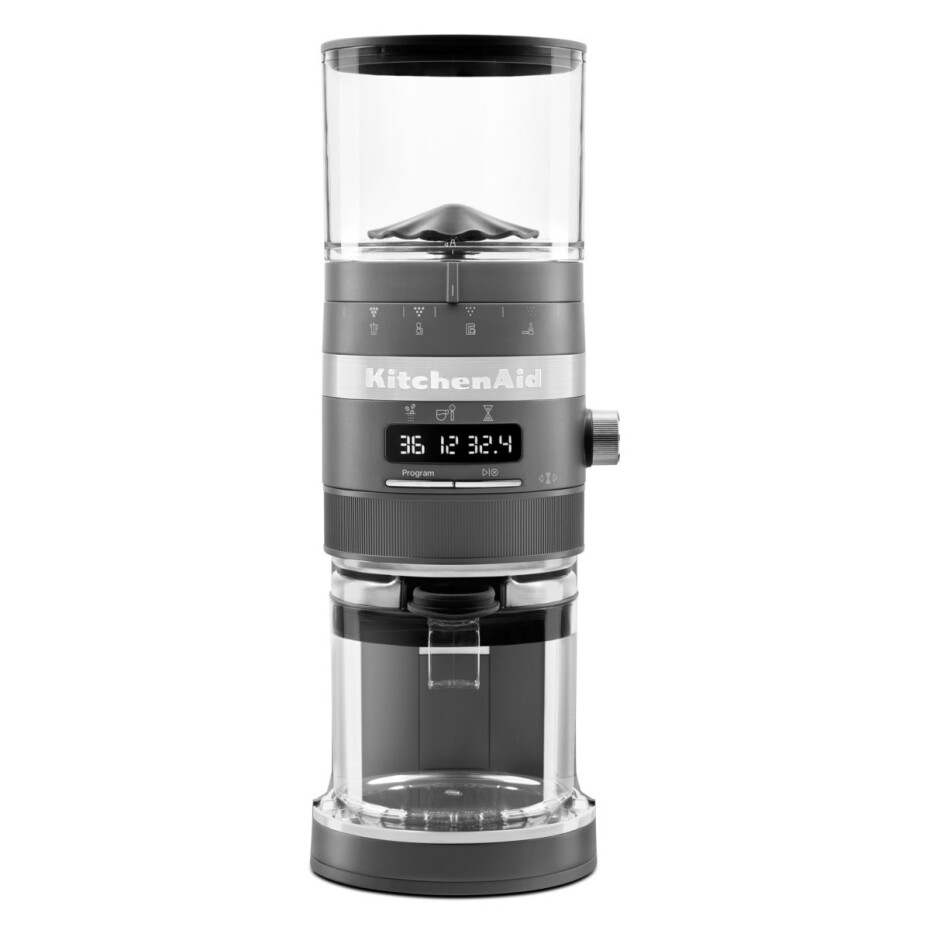 Elektrický mlýnek na kávu 5KCG8433EDG, s mlecími kameny, matná šedá, KitchenAid - main (8)