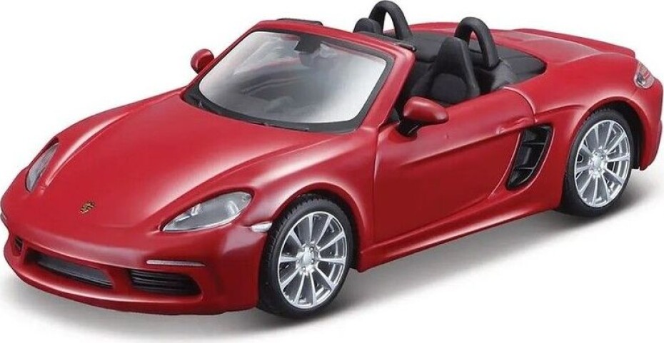 Bburago 1:32 - Porsche 718 Boxster - Dark Red, Yellow - main (0)