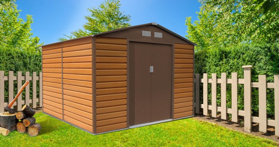 G21 Zahradní domek G21 GAH 529 - 277 x 191 cm, hnědý G21-63900535 - main (3)