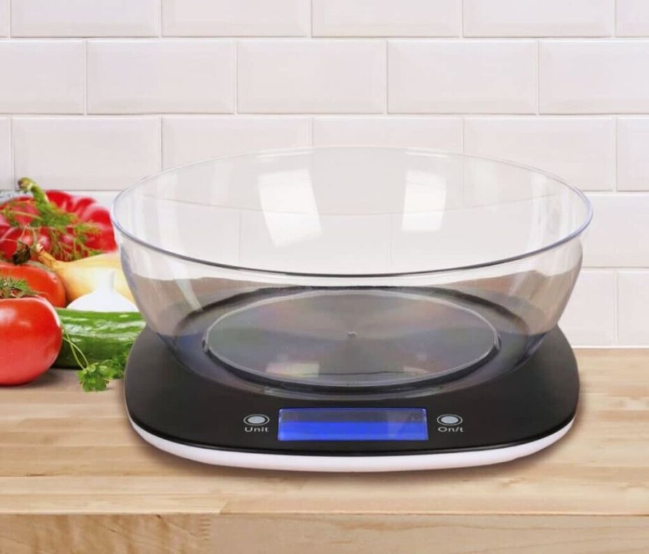 EXCELLENT Váha kuchyňská s mísou digitální 5 kg / 1,4 l KO-103100040 - main (1)