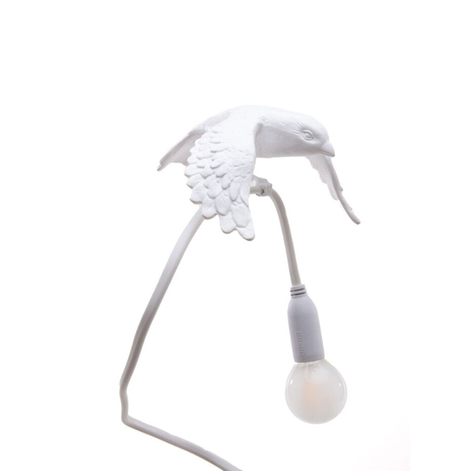 Stolní lampa SPARROW TAKING OFF 100 cm, s klipem, bílá, Seletti - main (3)