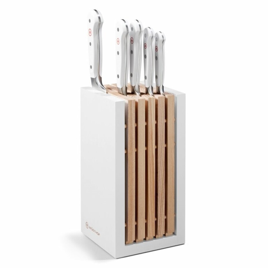 Sada nožů CLASSIC, sada 5 ks, „Verze Santoku“,  s blokem, WÜSTHOF - main (0)
