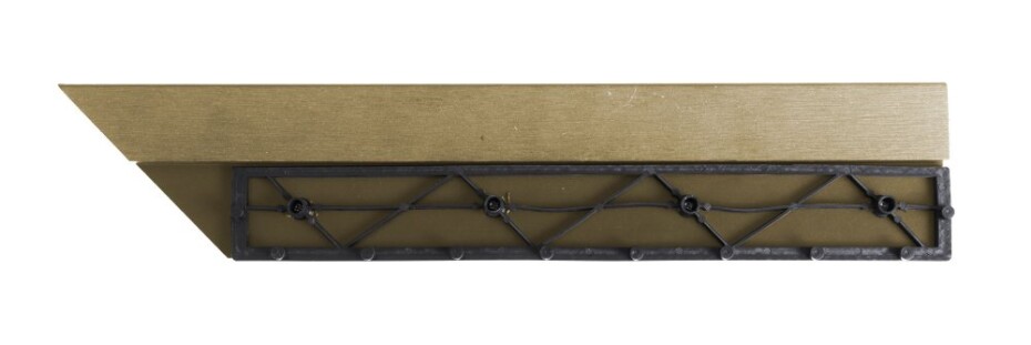 G21 Přechodová lišta G21 Cumaru pro WPC dlaždice, 38,5 x 7,5 cm rohová (levá) G21-63910067 - main (3)