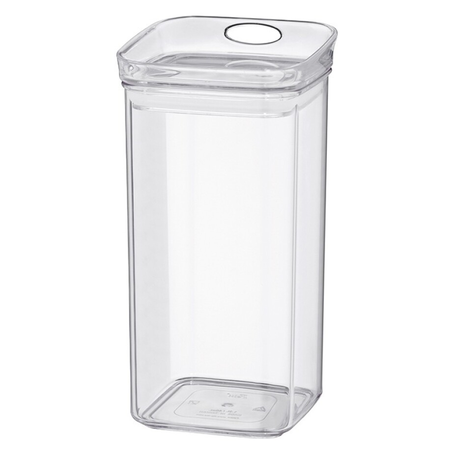 KELA Dóza skladovací JULE plast 1.2l hranatá KL-12052 - main (0)