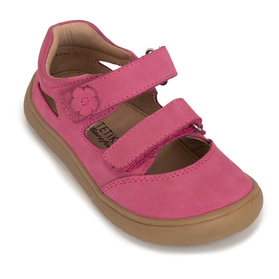 Dívčí sandály Barefoot PADY KORAL, Protetika, červená - 22 - main (4)