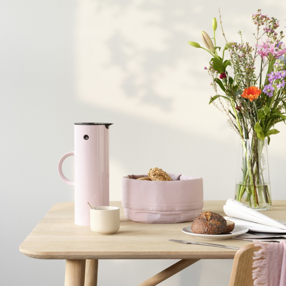 Košík na pečivo 23 cm, levandulová, bavlna, Stelton - main (1)