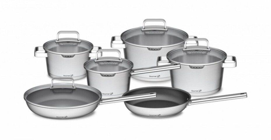 G21 Sada nádobí G21 Gourmet Magic s pánví navíc, 11 dílů, nerez G21-6352115 - main (0)