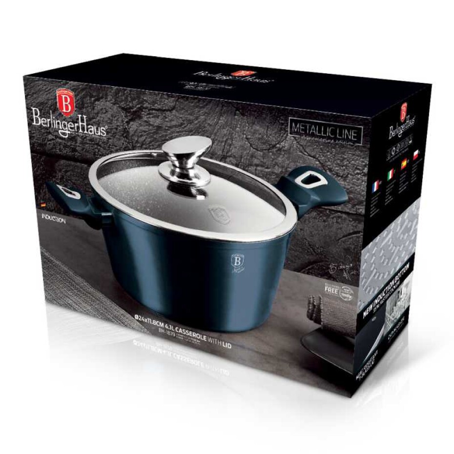 BERLINGERHAUS Kastrol s mramorovým povrchem a poklic 30 cm Metallic Line Aquamarine Edition BH-7148 - main (11)