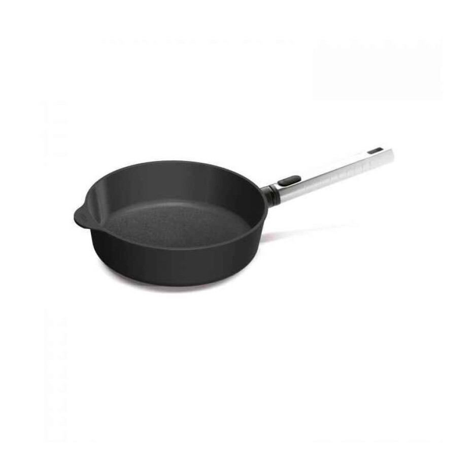 Pánev na soté LOGIC PRO XR IND 24 cm, s poklicí a odnímatelnou rukojetí, WOLL - main (1)