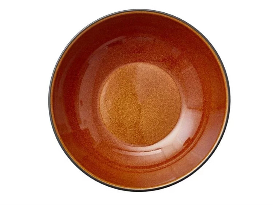 Jídelní miska 20 cm, černá / jantarová, Bitz - main (1)