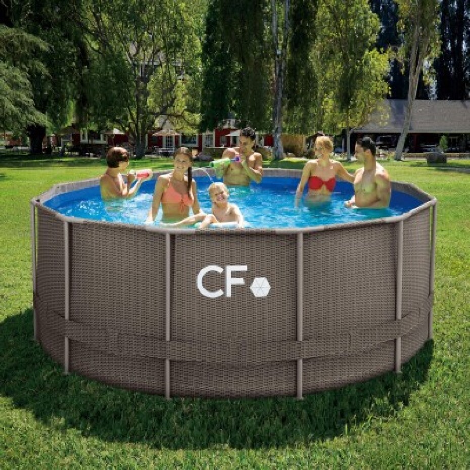 Planet Pool bazén CF FRAME ratan - 366 x 132 cm - main (1)
