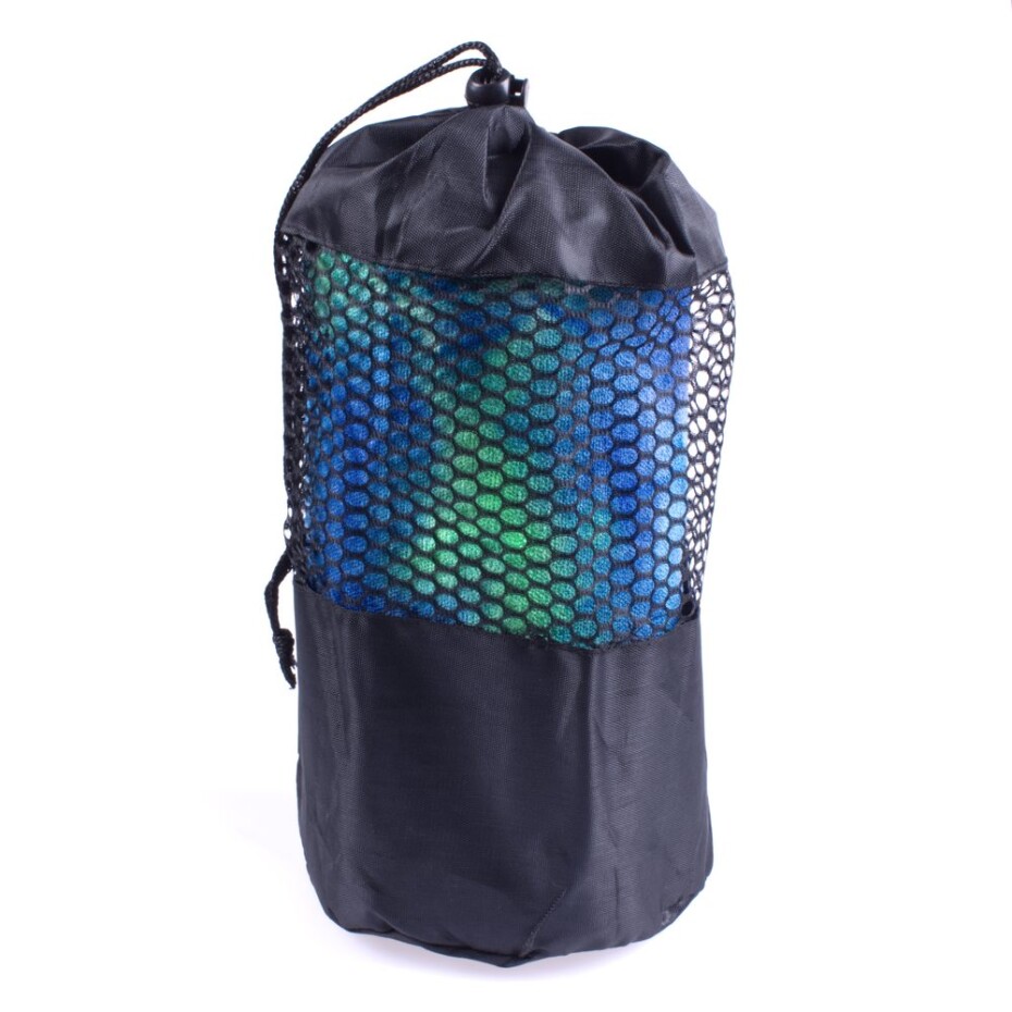 Yoga ručník Sportago anti-slip colors - zeleno-modrý - main (3)