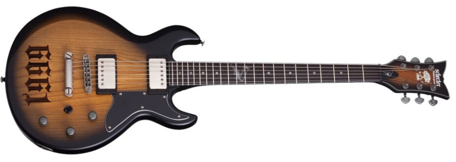 Schecter Zacky Vengeance ZV 6661 - Aged Natural Satin Black Burst - main (0)