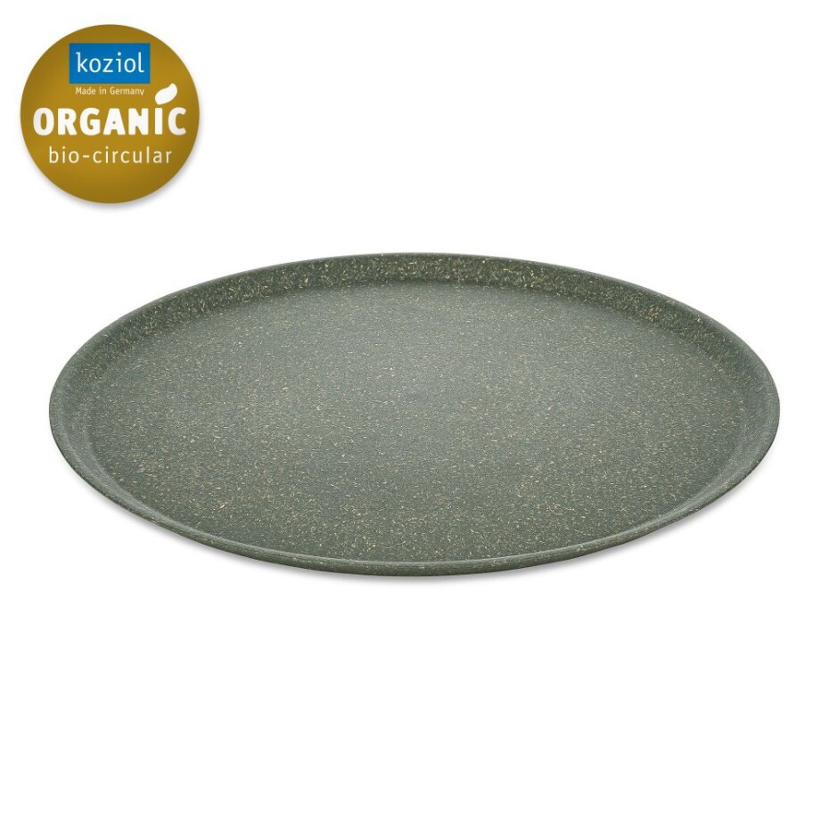 Velký talíř CONNECT 25,5 cm, sada 4 ks, přírodní popelavě šedá, Koziol - main (1)