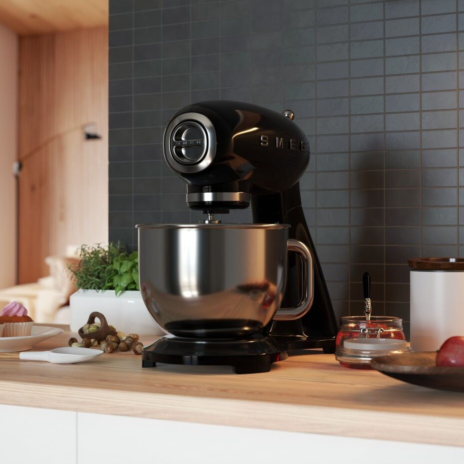 Kuchyňský robot SMF03BLEU, černá, SMEG - main (2)