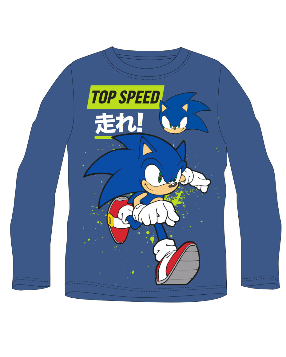 Ježek SONIC - licence Chlapecké tričko - Ježek Sonic 5202139, modrá Barva: Modrá, Velikost: 134 - main (0)