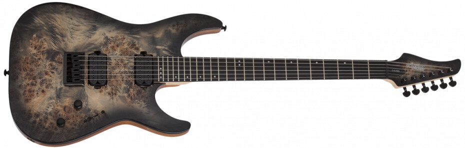 Schecter C-6 PRO Charcoal Burst - main (0)