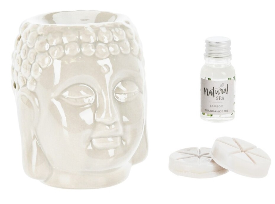 HOMESTYLING Aroma lampa sada 4 ks SPA BUDDHA krémová KO-CC5062040krem - main (0)