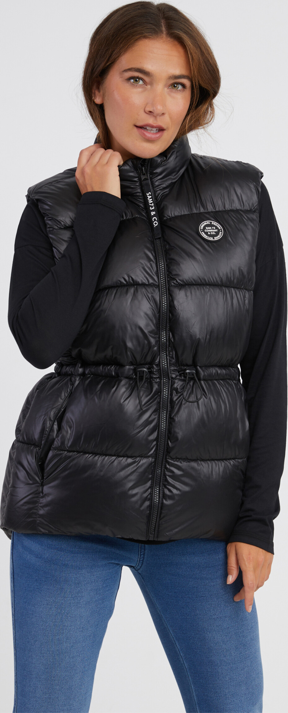 SAM 73 Dámská vesta oversize CHARLOTTE Černá 2XL - main (0)