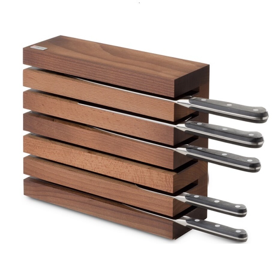 Blok na nože, magnetický, hnědá, WÜSTHOF - main (4)