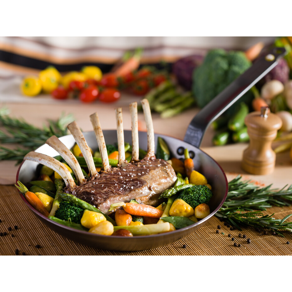 Pánev na soté MINERAL B 28 cm, ocel, de Buyer - main (1)