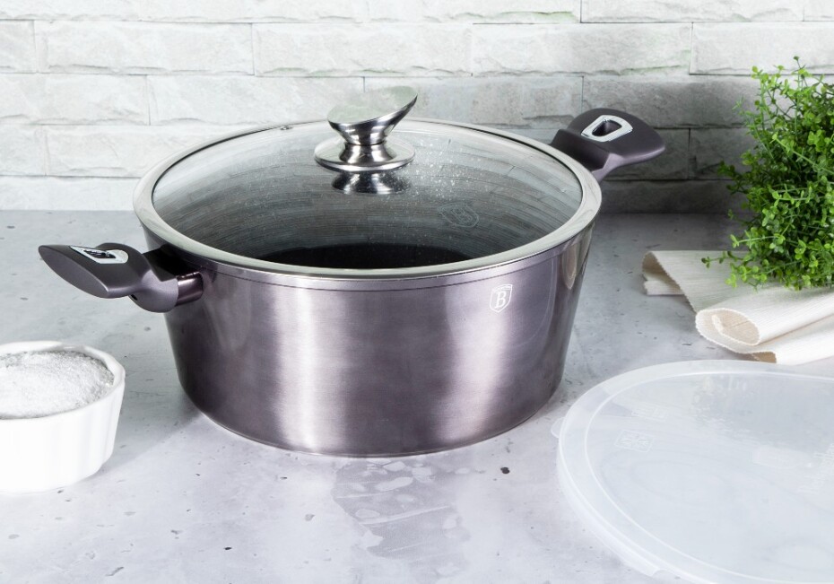 BERLINGERHAUS Sada nádobí s mramorovým povrchem 18 ks Carbon PRO Line BH-6887 - main (8)