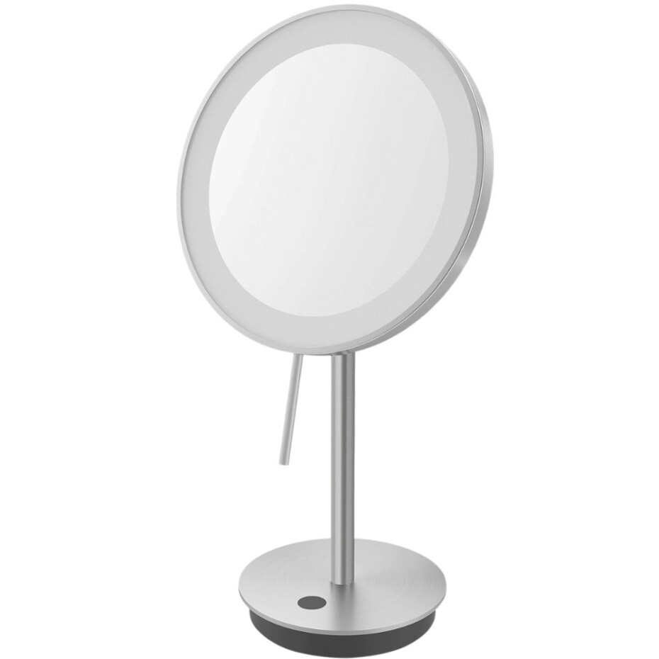 Kosmetické zrcadlo ALONA 20 cm, stolní, matná, nerezová ocel, Zack - main (0)