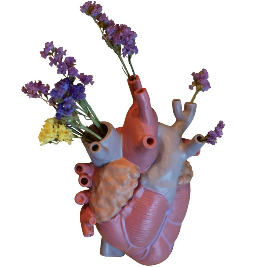 Váza LOVE IN BLOOM 25 cm, barevná, Seletti - main (6)