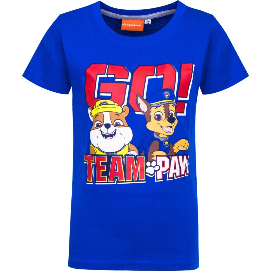 Paw Patrol - Tlapková patrola -Licence Chlapecké triko - Paw Patrol PA35681 , modrá Barva: Modrá, Velikost: 98-104 - main (0)