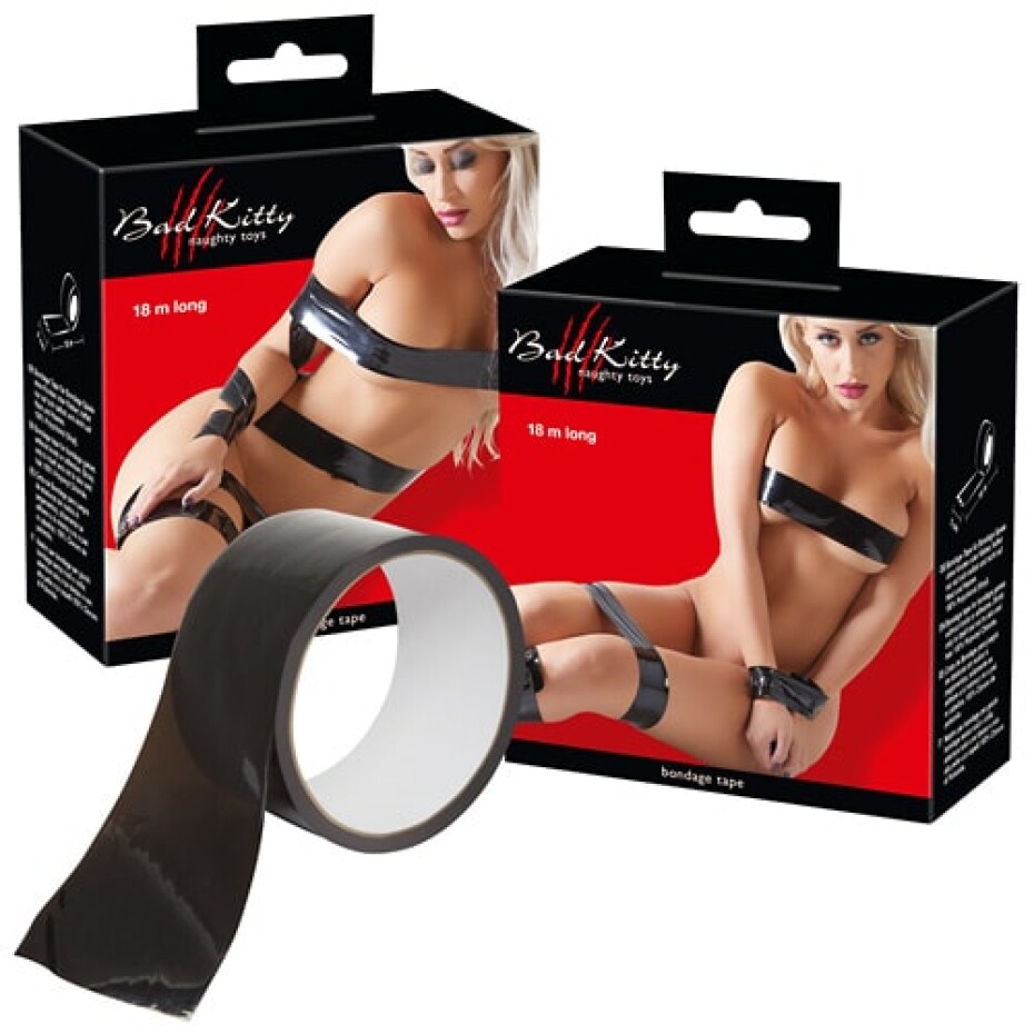 Bondage Tape black 18m Bad Kitty - main (1)