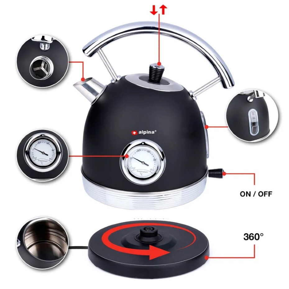 ALPINA Rychlovarná konvice s termostatem 1,8 l 2200 W ED-226994 - main (1)