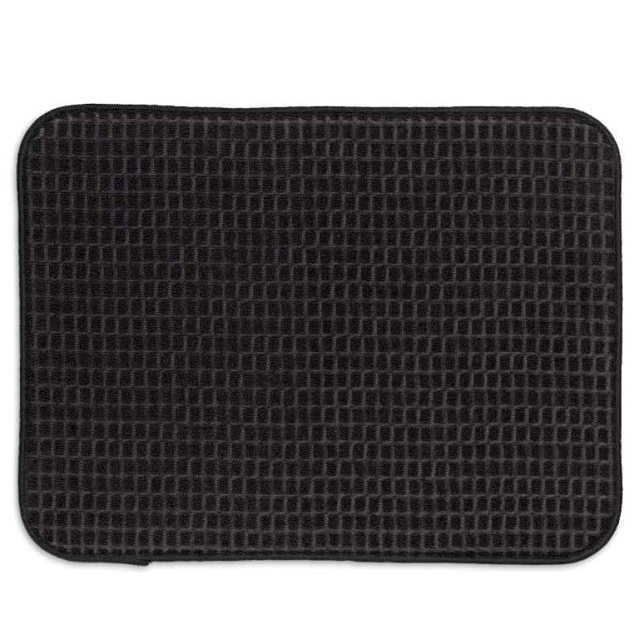 KELA Odkapávací podložka Rapida 100% polyester černá 50,0x38,0cm KL-11727 - main (0)