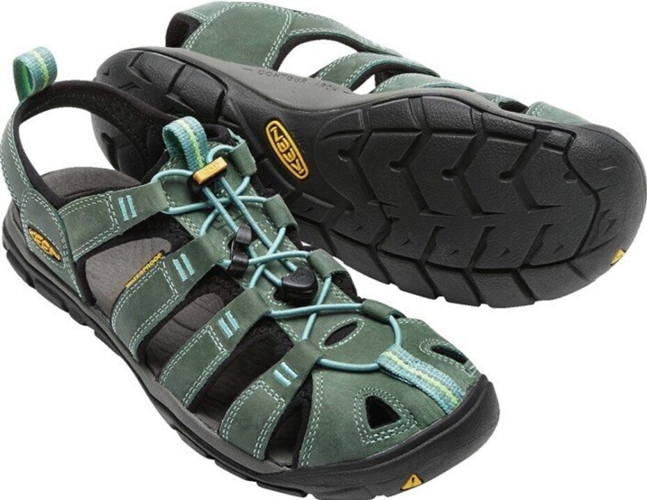 Sandály Clearwater CNX Leather W mineral blue/yellow, Keen, 1014371, modrá - 38.5 - main (3)