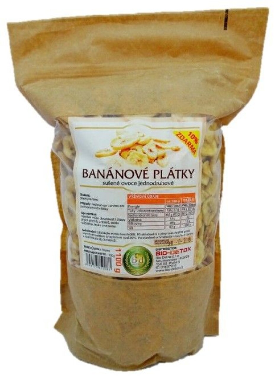 Bio-Detox Banánové plátky 1100g - main (0)
