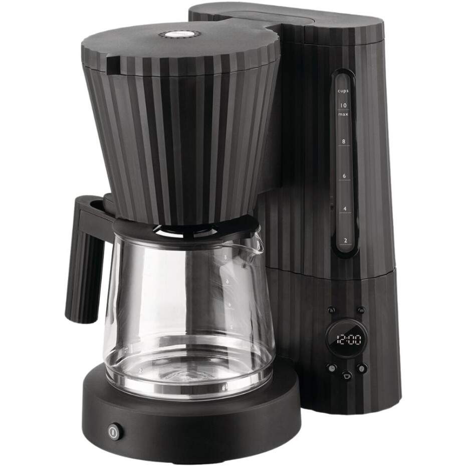Kávovar na překapávanou kávu PLISSÉ 1,5 l, černá, Alessi - main (0)