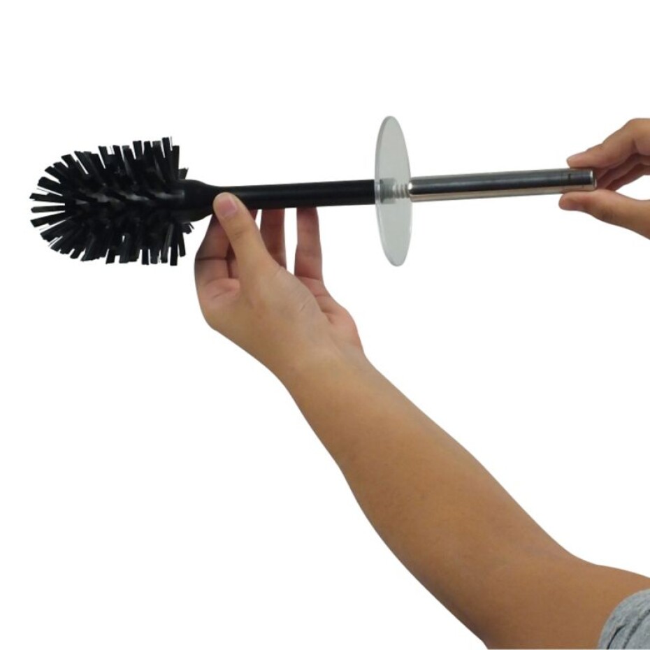 KELA WC štětka DARK plast/nerez černá KL-21739 - main (2)