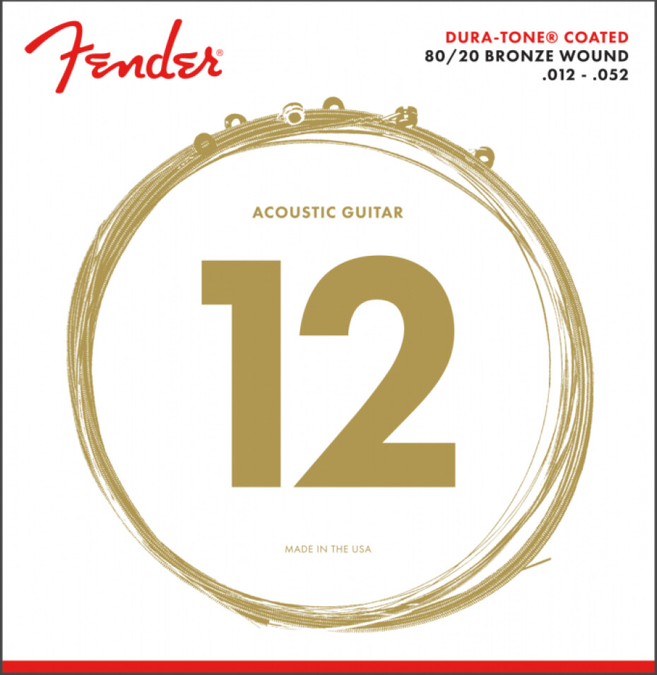 Fender 880L Dura Tone 80/20 Coated 12-52 - main (0)