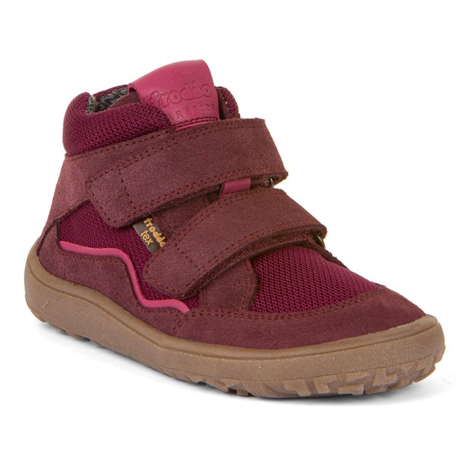 Dívčí barefoot boty TEX AUTUMN  Bordeaux Froddo G3110254-4 červená - 36 - main (0)