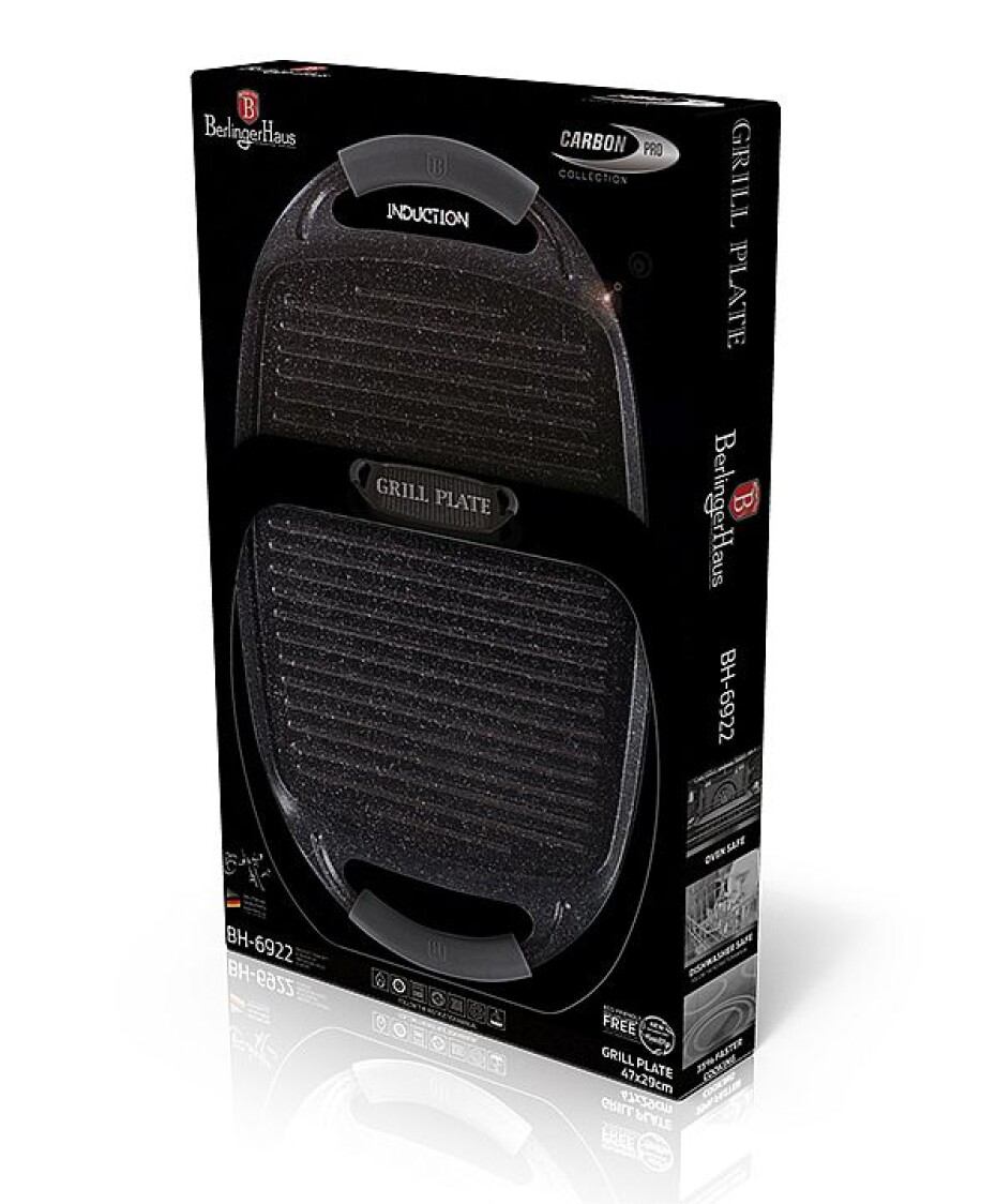BERLINGERHAUS Grilovací deska s mramorovým povrchem Carbon PRO Line 47 cm BH-6922 - main (7)