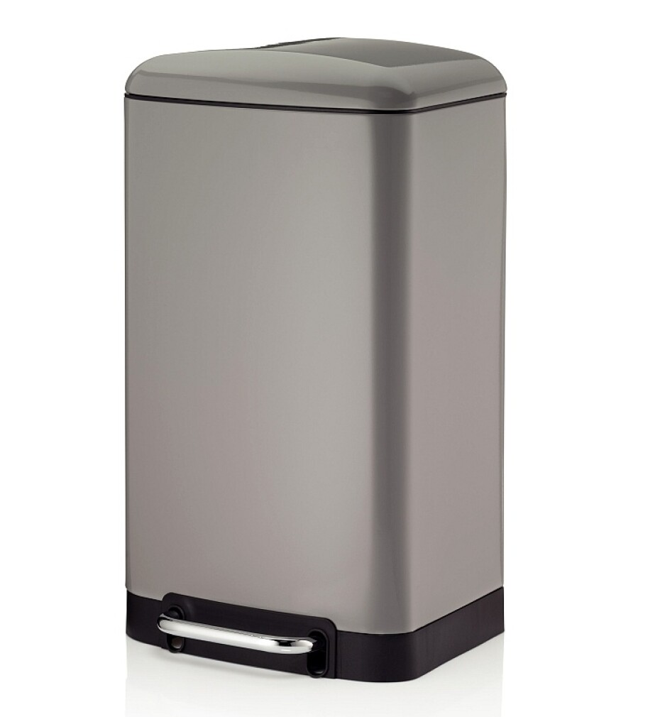 KELA Odpadkový koš DAVINO 30 l sv.šedá KL-10907 - main (0)