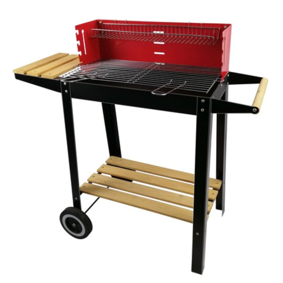 BBQ COLLECTION Gril na dřevěné uhlí obdélníkový  83x28x83cm ED-295218 - main (0)
