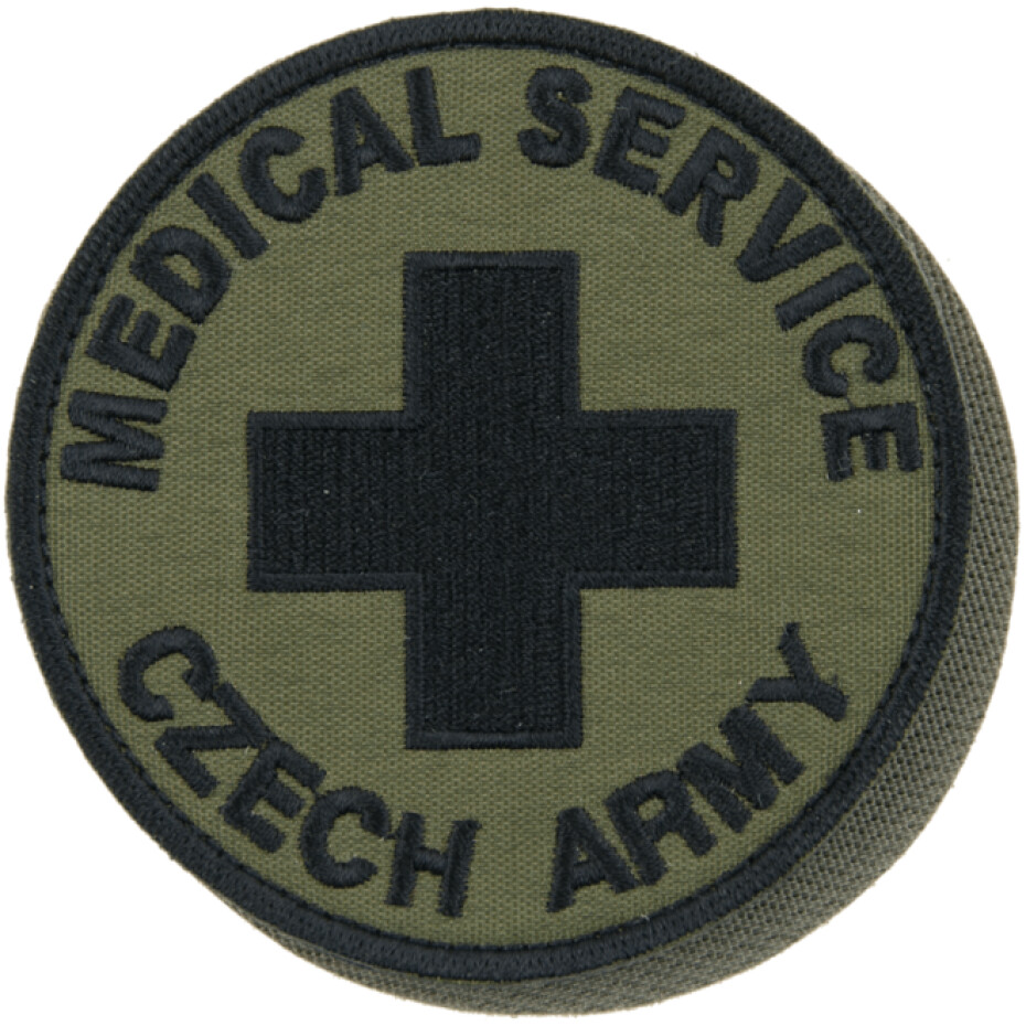 Nášivka: MEDICAL SERVICE [ssz] olivová | černá - main (0)